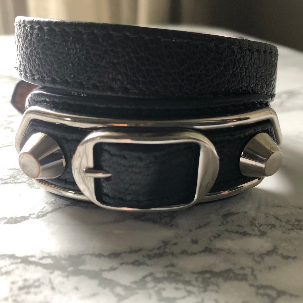 Balenciaga Classic Metallic Edge Triple Tour Wrap
